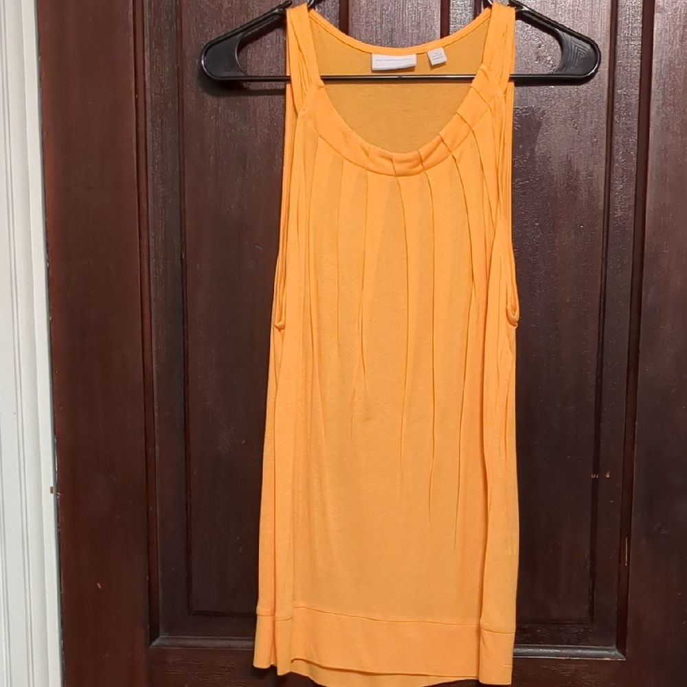 New York & Company Orange Tank Top